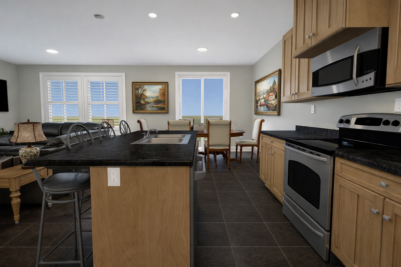 Architectural House Design - Interior - Kitchen 2 for Craftsman House Plan #1060-449 - 2 bed, 2 bath