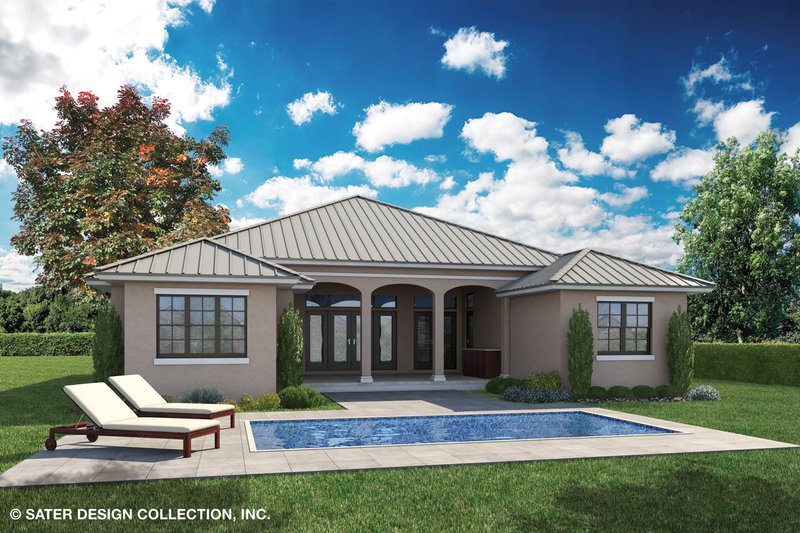 Dream House Plan - Exterior - Rear Elevation for Country House Plan #930-466 - 3 bed, 3.5 bath
