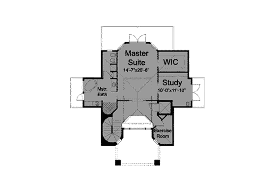 Floor Plan - Other Floor for Country House Plan #115-136 - 3 bed, 2 bath