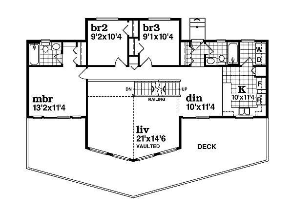 Floor Plan - Main Floor Plan #47-372