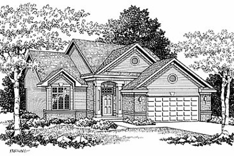 Dream House Plan - Traditional Exterior - Front Elevation Plan #70-226
