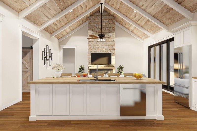Home Plan - Interior - Kitchen for Farmhouse House Plan #923-346 - 4 bed, 3.5 bath