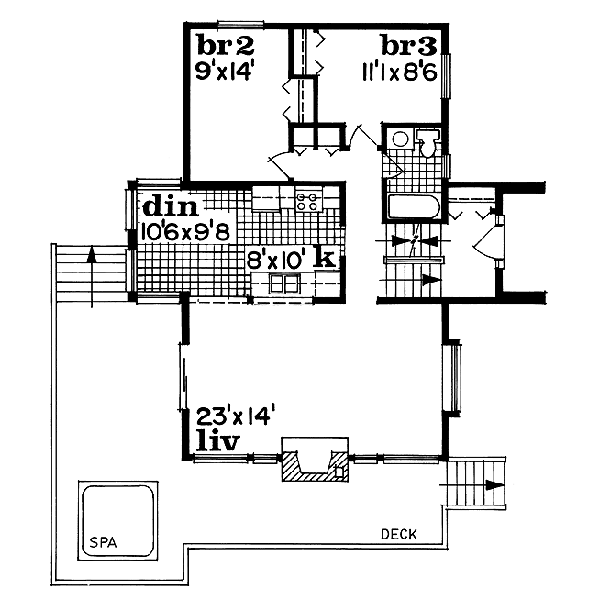 Floor Plan - Main Floor Plan #47-177