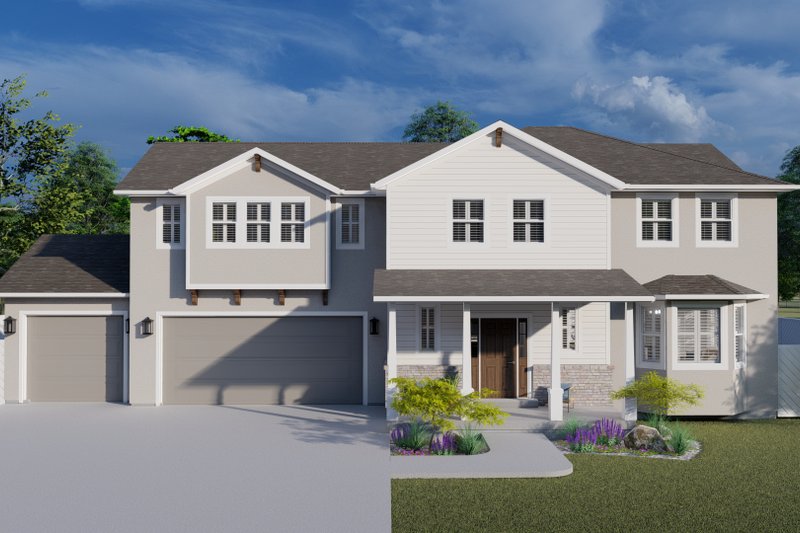 Home Plan - Traditional Exterior - Front Elevation Plan #1060-32