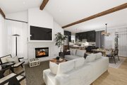 Craftsman Style House Plan - 4 Beds 2 Baths 1625 Sq/Ft Plan #23-2847 