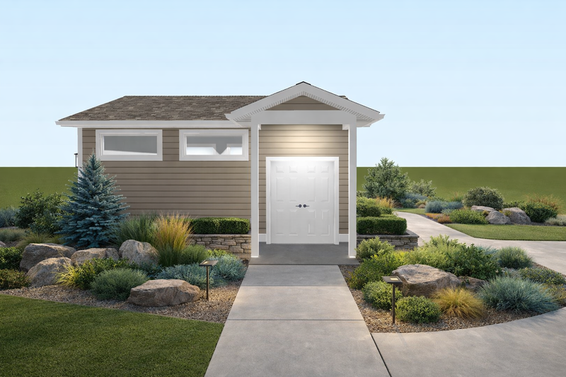 Architectural House Design - Exterior - Other Elevation 2 for Traditional House Plan #1060-481, 0 bath