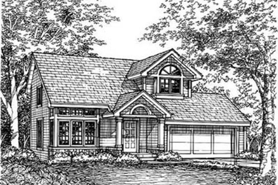 Exterior - Other Elevation for Traditional House Plan #50-157 - 3 bed, 2.5 bath