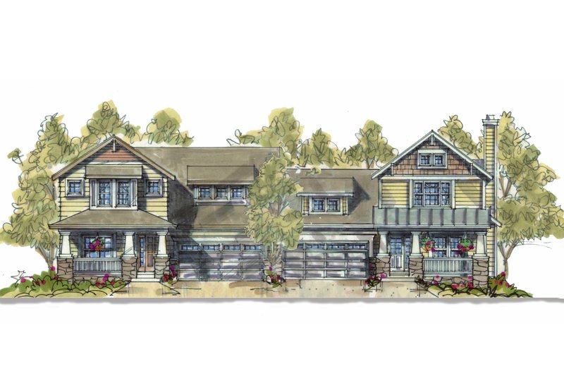 Home Plan - Cottage Exterior - Front Elevation Plan #20-1355