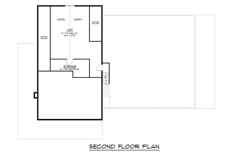 House Design - Floor Plan - Upper Floor for Barndominium House Plan #1064-309 - 4 bed, 4 bath