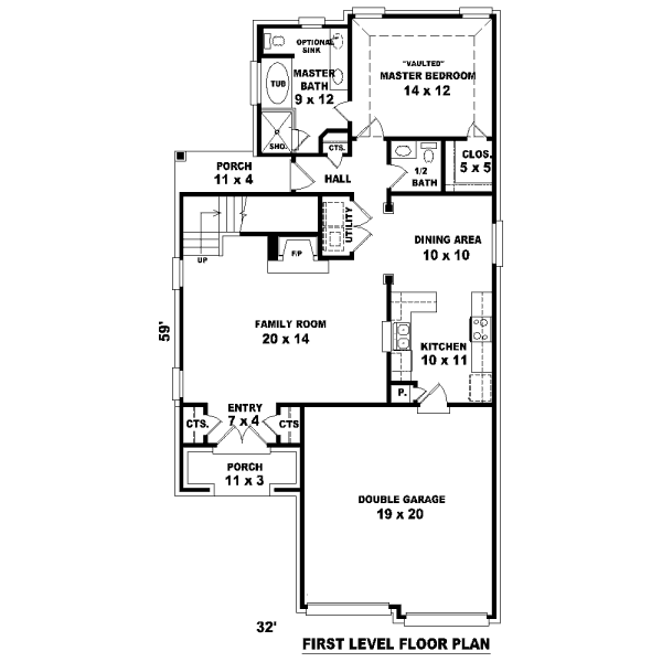 Traditional Floor Plan - Main Floor Plan #81-13617