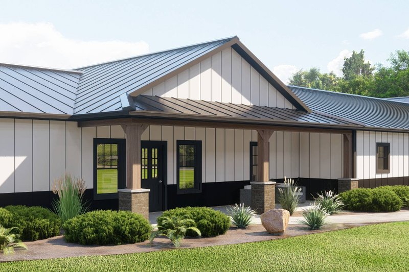 House Blueprint - Exterior - Other Elevation for Country House Plan #1064-272 - 4 bed, 3 bath