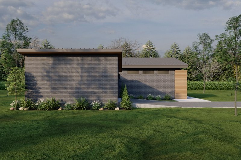 House Plan Design - Exterior - Other Elevation 1 for Modern House Plan #923-376 - 3 bed, 2 bath