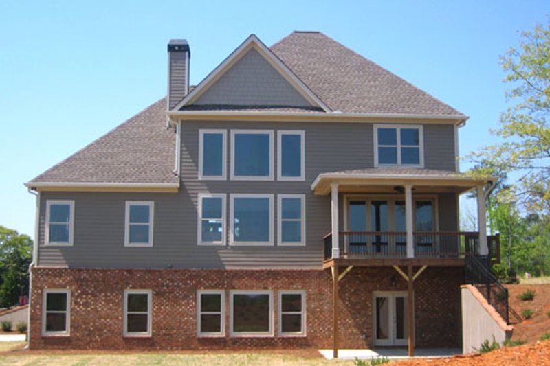 House Design - Exterior - Rear Elevation for Traditional House Plan #437-54 - 3 bed, 2.5 bath