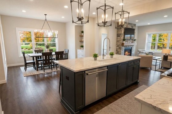 Interior - Kitchen 2 for Farmhouse House Plan #51-1532 - 3 bed, 2.5 bath