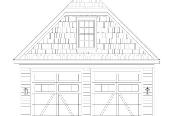 Exterior - Front Elevation 3 for Country House Plan #932-247, 0 bath