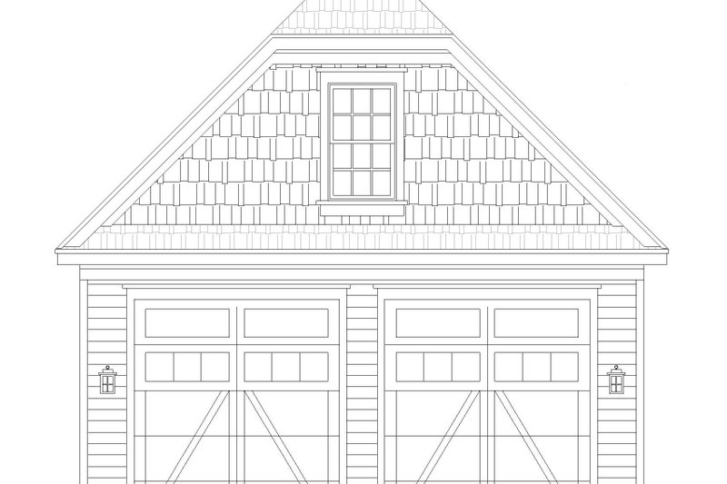Dream House Plan - Exterior - Front Elevation 3 for Country House Plan #932-247, 0 bath