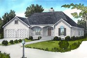 Traditional Style House Plan - 2 Beds 2 Baths 1088 Sq/Ft Plan #16-243 