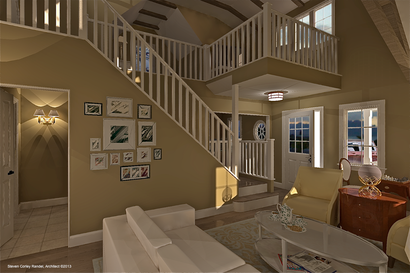 House Design - Photo 1 for Cottage House Plan #489-5 - 1 bed, 1 bath