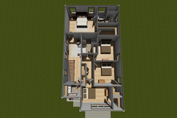 Cottage Floor Plan - Upper Floor Plan #513-2226