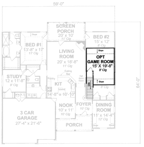 Dream House Plan - Traditional Floor Plan - Other Floor Plan #20-1830