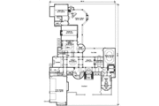 Mediterranean Style House Plan - 4 Beds 3.5 Baths 6396 Sq/Ft Plan #135-150 