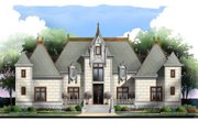 European Style House Plan - 4 Beds 4.5 Baths 4458 Sq/Ft Plan #119-346 