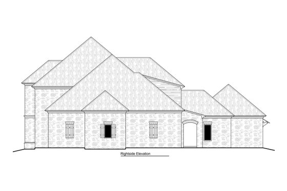 Exterior - Other Elevation 1 for Traditional House Plan #1081-46 - 5 bed, 4.5 bath