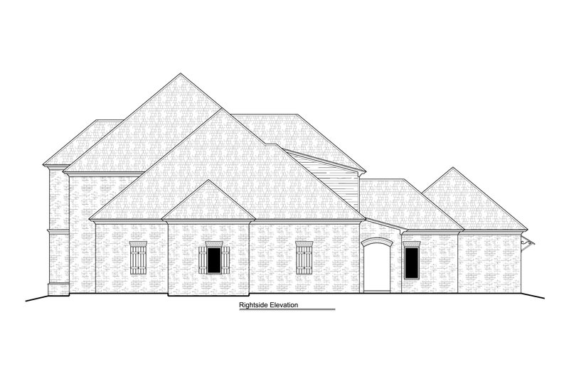 House Blueprint - Exterior - Other Elevation 1 for Traditional House Plan #1081-46 - 5 bed, 4.5 bath