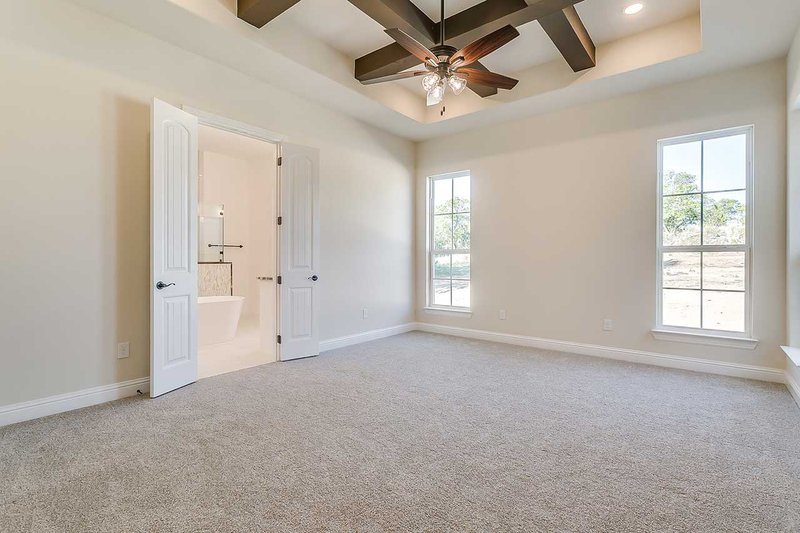 Architectural House Design - Interior - Master Bedroom for Southern House Plan #1074-8 - 4 bed, 3.5 bath