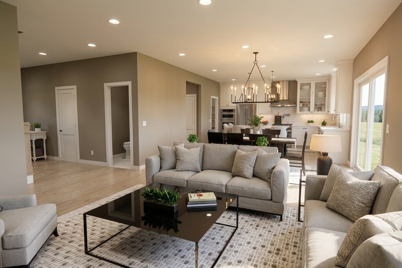 House Plan Design - Interior - Family Room 1 for Craftsman House Plan #51-1521 - 4 bed, 2.5 bath
