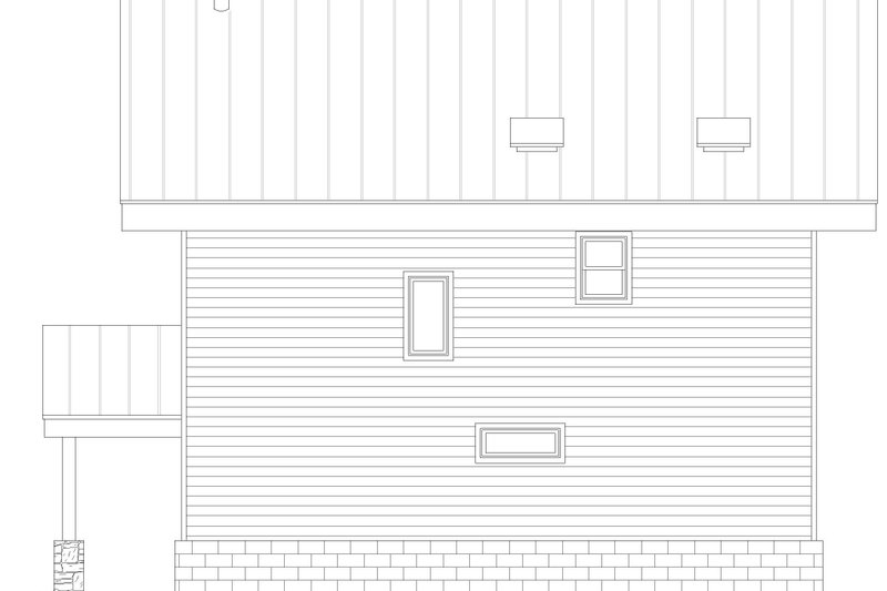 Home Plan - Exterior - Other Elevation 1 for Modern House Plan #932-720 - 1 bed, 2 bath