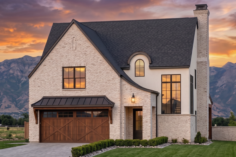 Architectural House Design - Exterior - Front Elevation 5 for Cottage House Plan #1096-211 - 4 bed, 3.5 bath