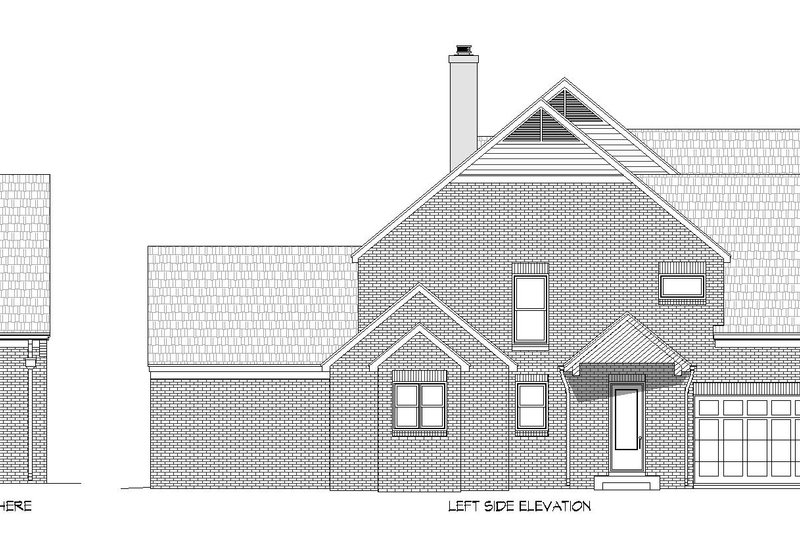 Architectural House Design - Exterior - Other Elevation for Southern House Plan #932-843 - 5 bed, 4.5 bath