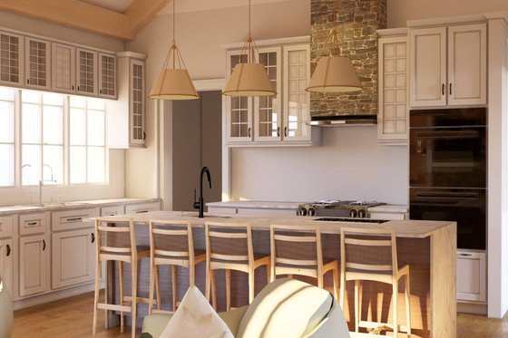 Interior - Kitchen for Farmhouse House Plan #923-412 - 3 bed, 3.5 bath