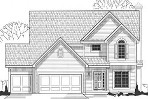 Traditional Exterior - Front Elevation Plan #67-495