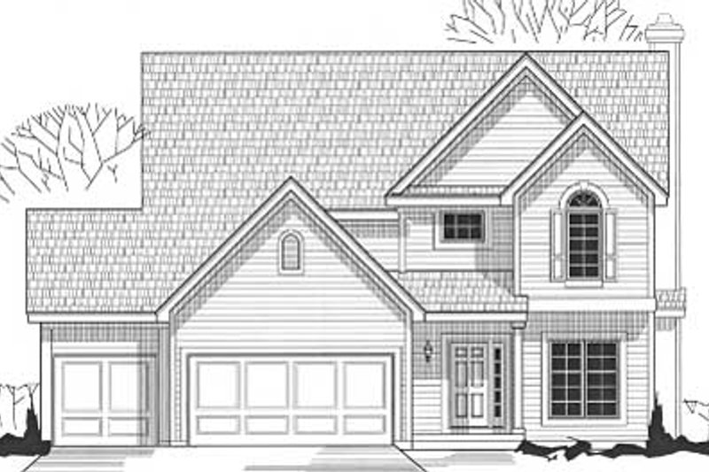 Traditional Style House Plan - 4 Beds 3.5 Baths 2228 Sq/Ft Plan #67-495