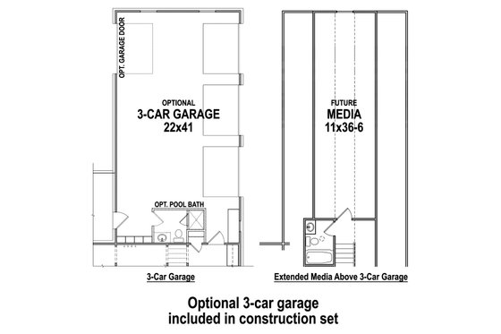 Optional 3-Car Garage