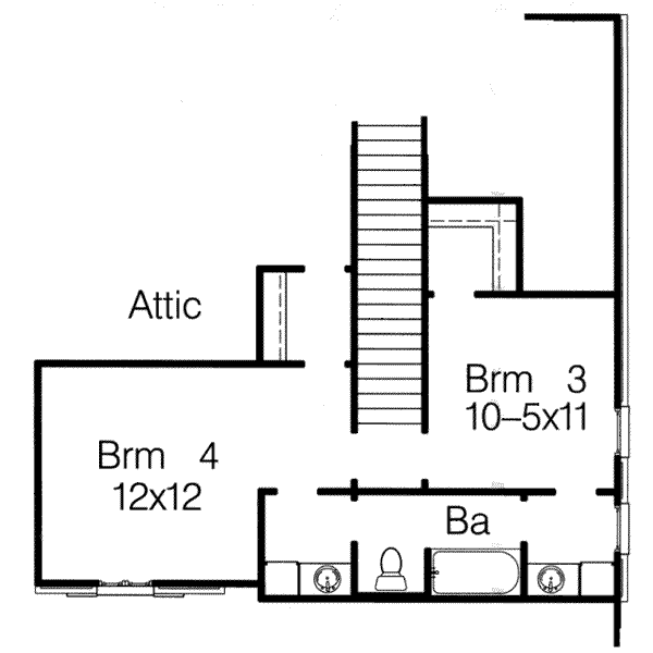Home Plan - European Floor Plan - Upper Floor Plan #15-271