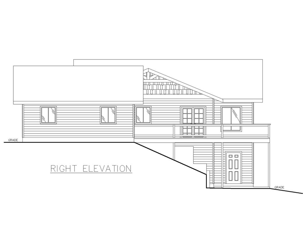 Exterior - Other Elevation for Bungalow House Plan #117-530 - 5 bed, 4 bath