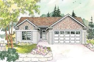 Exterior - Front Elevation Plan #124-594