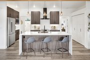 Contemporary Style House Plan - 3 Beds 2 Baths 1748 Sq/Ft Plan #1070-235 