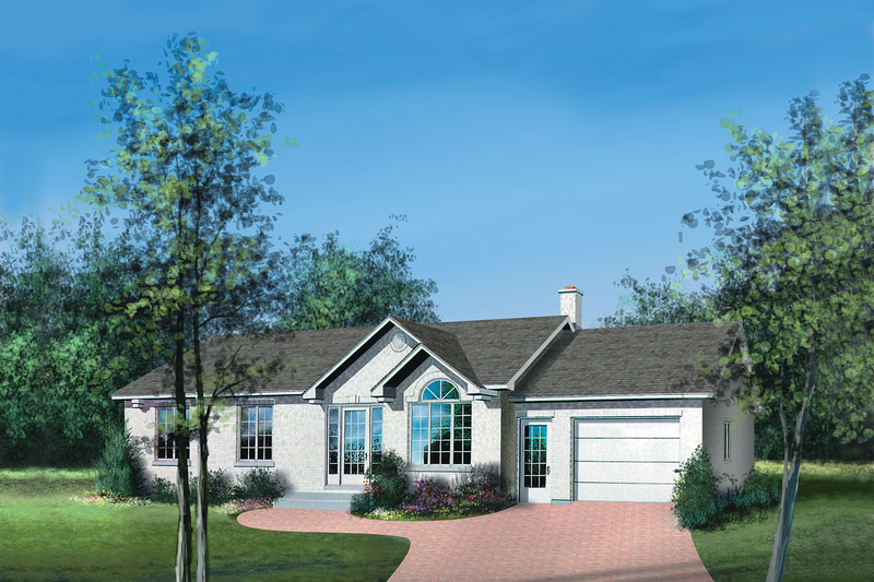 Plan 25-4105 — Ranch, 1,000 sq ft (Houseplans.com)