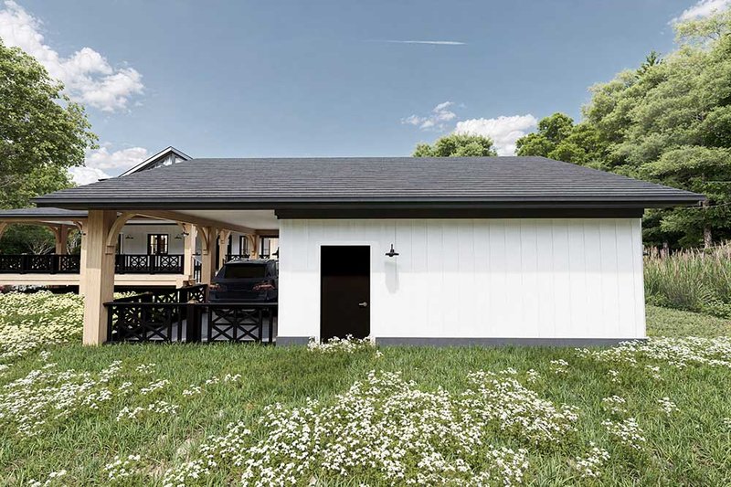 Home Plan - Exterior - Rear Elevation for Farmhouse House Plan #1101-29, 0 bath