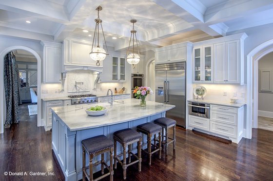 Interior - Kitchen for European House Plan #929-855 - 5 bed, 4 bath