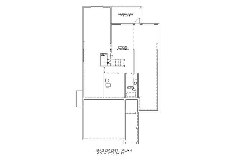 Home Plan - Floor Plan - Other Floor for Farmhouse House Plan #1100-73 - 3 bed, 2 bath