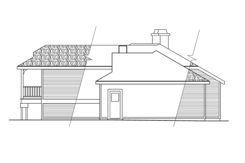 Home Plan - Exterior - Other Elevation 1 for Contemporary House Plan #124-261 - 2 bed, 2 bath