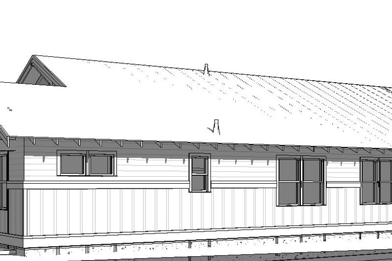 Dream House Plan - Right Side Elevation