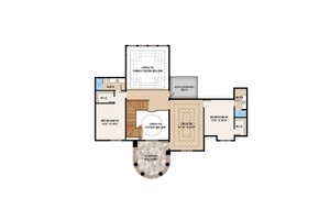 Floor Plan - Upper Floor for Mediterranean House Plan #1083-1 - 5 bed, 4.5 bath