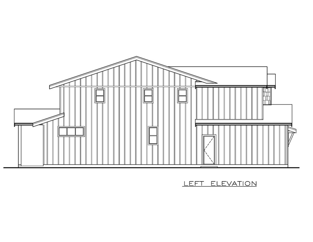 Exterior - Other Elevation for Farmhouse House Plan #1100-114 - 3 bed, 2.5 bath