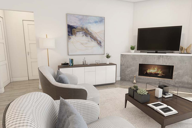 Dream House Plan - Interior - Family Room 1 for Contemporary House Plan #48-1056 - 3 bed, 2 bath